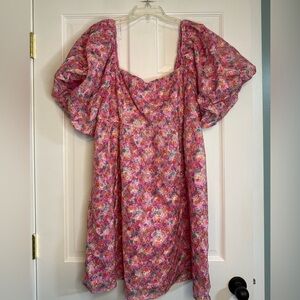 Boutique Lovelo Babydoll Curvy Sequence Mini Dress NWT
